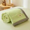 1pc Solid Color Simple Style Cotton Summer Quilt 150cm/180cm/200cm/220cm Breathable Skin-friendly Washable Machine Washable