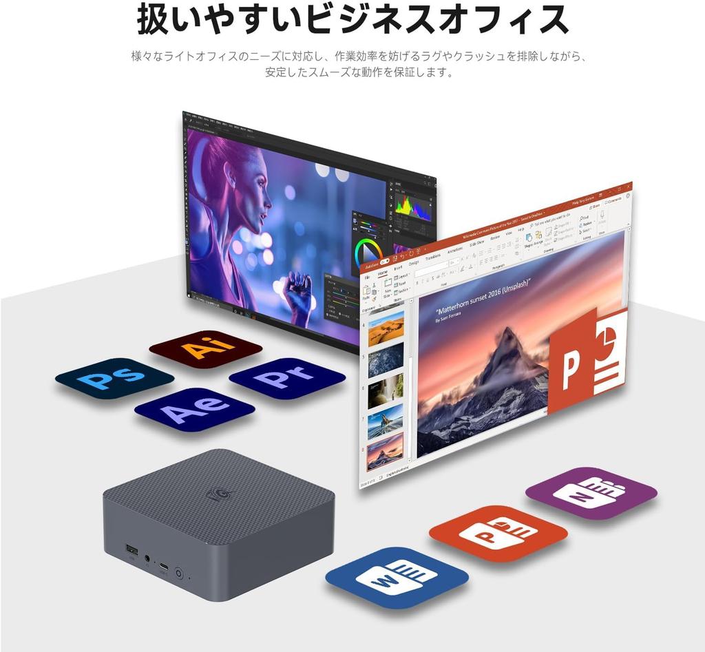 Beelink EQi12 Mini Intel Core 1220P up to 32GB DDR4 1TB Desktop Dual Dual WiFi BT PC, (10C/12T, 4.4GHz), RAM, M.2 SSD, Computer, LAN, 4K@60Hz HDMI, 6,