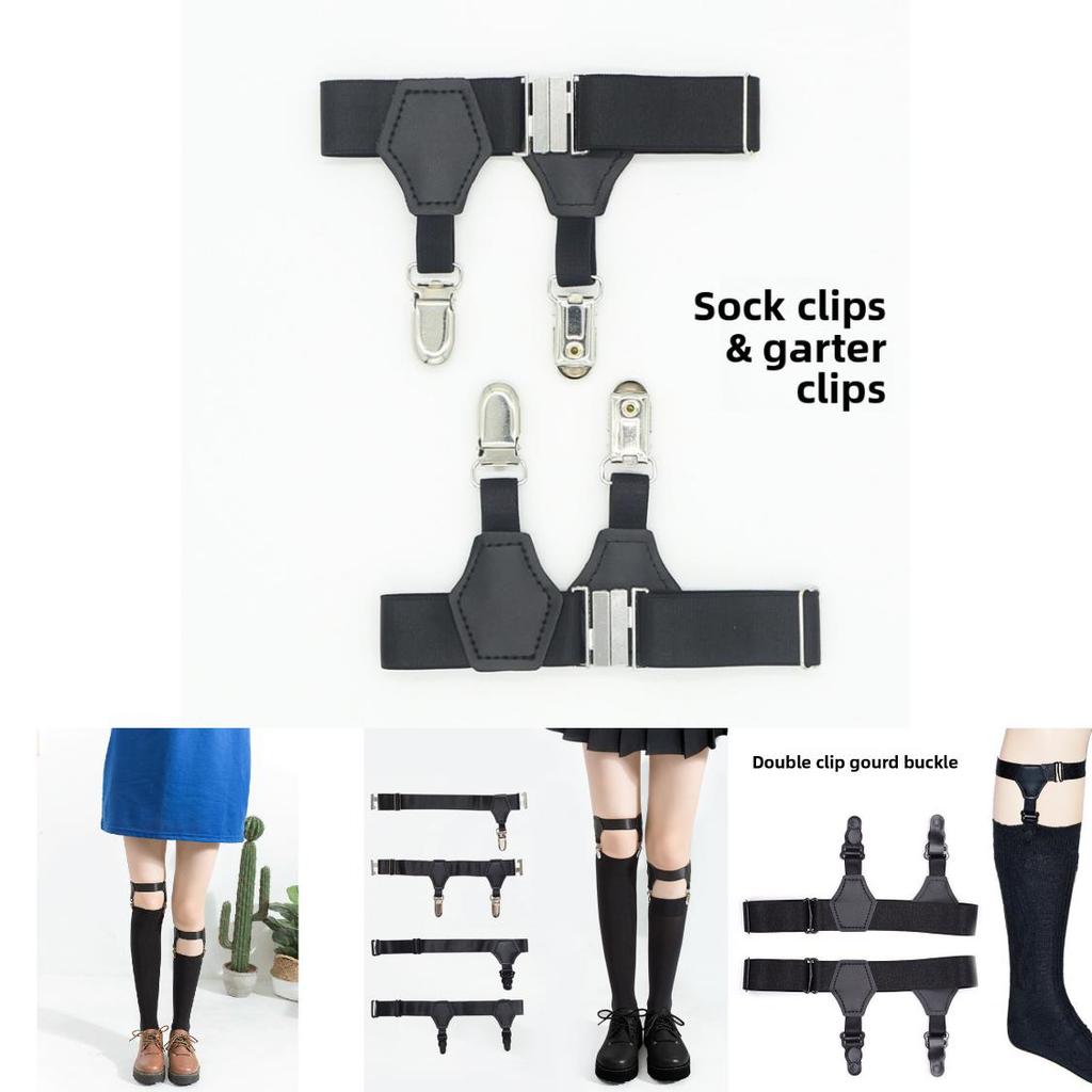 Кольцо для ноги Jk Носки Женские Носки средней длины Зажим с металлической застежкой для повседневной носки