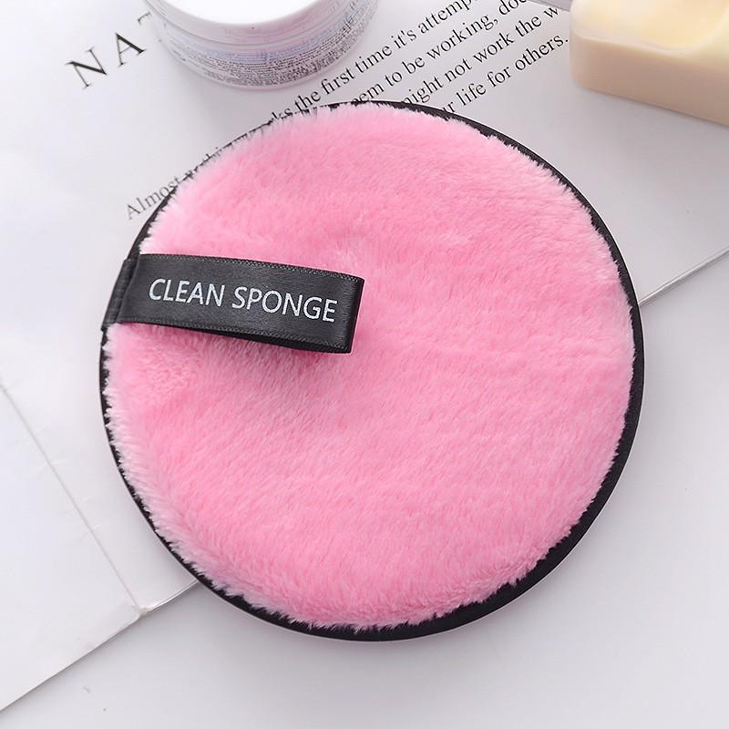 Экологически чистый многоразовый спонж для снятия макияжа и умывания лица – Очищающая бьюти-подушечка