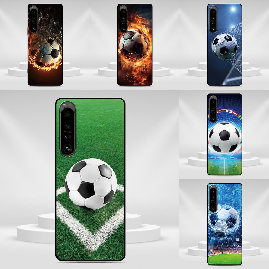 Спортивный футбольный чехол для телефона Sony Xperia 1 VIII 10 VII 5 VI V IV III II XZ5 XZ4 XZ3 XZ2 XA2 L3 6 7 8 Индивидуальная задняя крышка с фото
