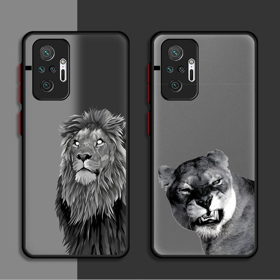 Cool Lion Art Case for Xiaomi Redmi Note 15 Pro A4 9S 13C 14 12 14C 13 10 11 Funda Back Phone Cover