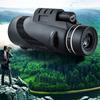 Hd Portable Monocular Telescope High Powered Waterproof Night Vision Hiking Travel Zoom Telescope