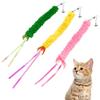 SONGWAY Cat Toy, Cat Teaser, Feather Cat Toy, Shrimp Tempura, 3 Replacement Pieces