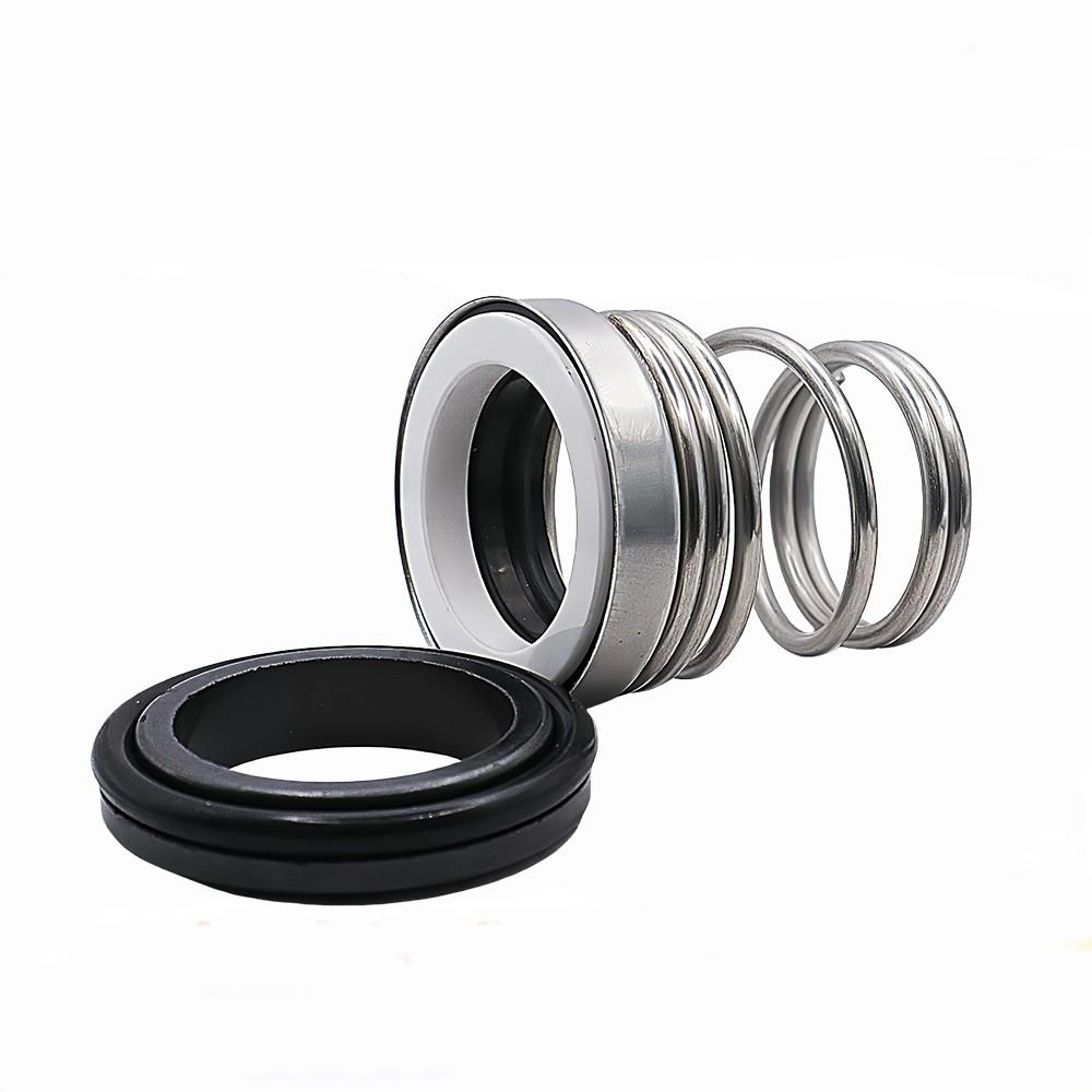 1Pcs 155 Series,Water Pump Mechanical Shaft Seal,CE-G-NBR,SiC-SiC-FKM,10/11/12/13/14/15/16/17/18/19-40mm,With Single Coil Spring