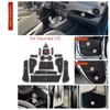 Для Hyundai i10 2025 - 2025 Противоскользящий коврик в слот ворот, подстаканник, накладка в дверной паз, Нескользящие коврики, подставки, аксессуары для интерьера автомобиля