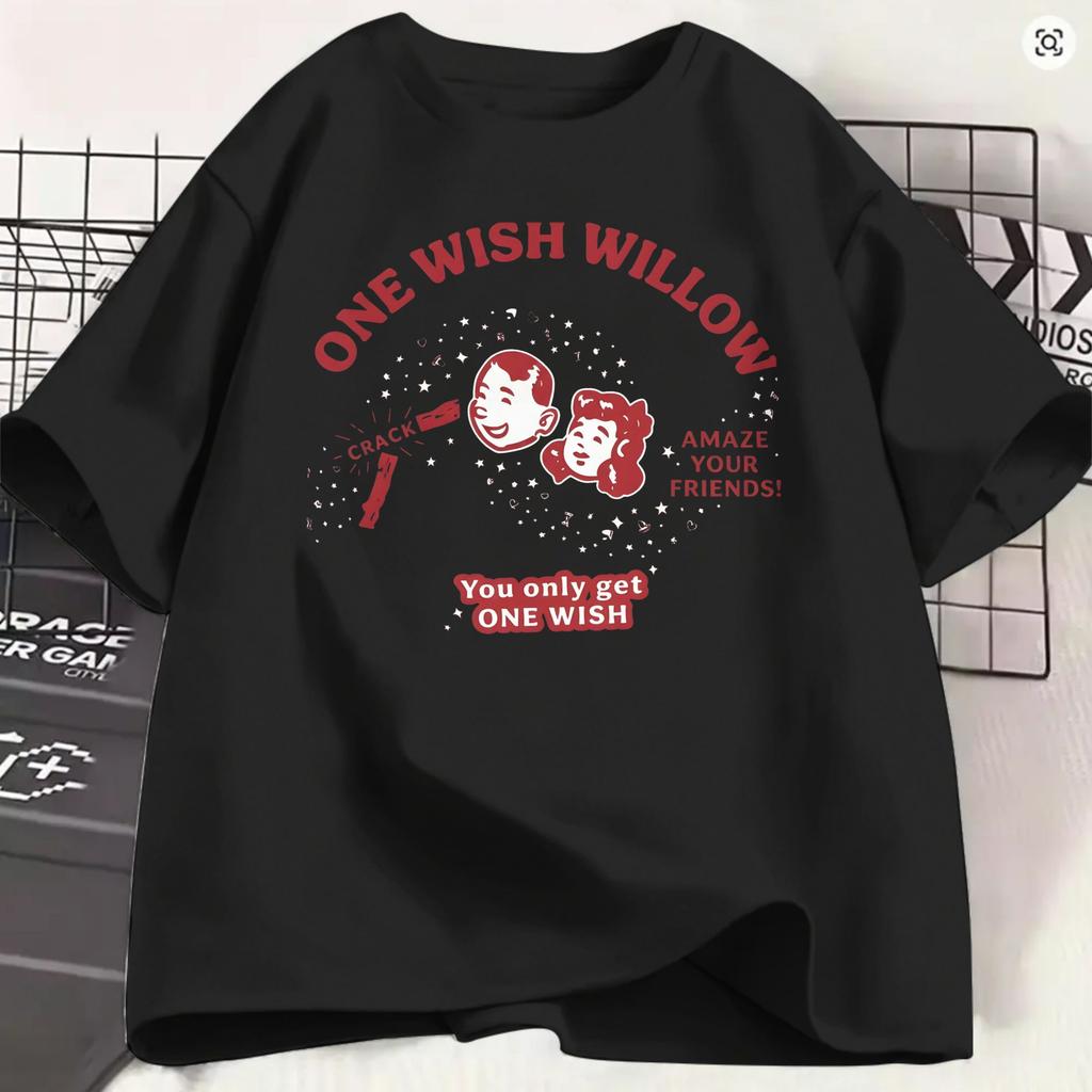 Obsession Movie 2026 Tshirts For Unisex One Wish Willow Funny Pure Cotton Tee Shirt Crew Neck Short Sleeve 4xl 5xl 6xl Clothes