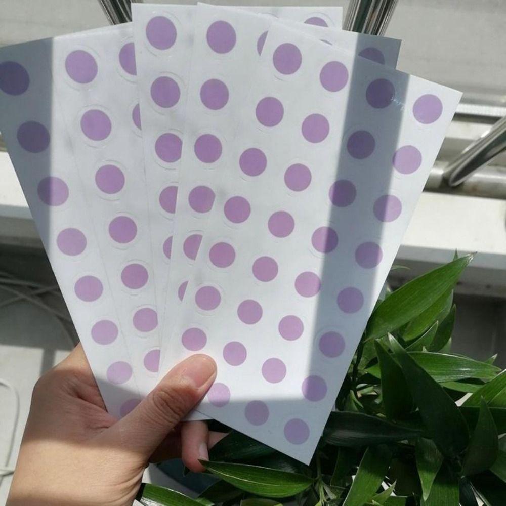 5pcs/set UV Test Stickers Photochromic Self-adhesive Sticker UV Detecting Patches Picnics Hiking