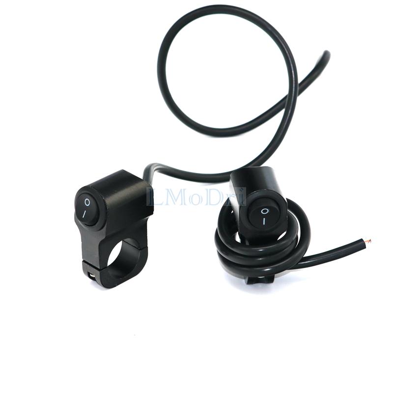 LMoDri мотоциклетные переключатели на руль 7/8 дюйма, противотуманные фары, аварийный выключатель тормоза для спорта, грязи, электрического велосипеда, прерыватель