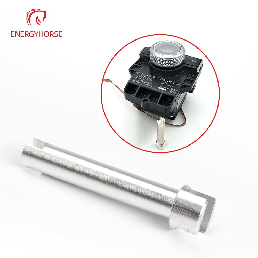 Новый контроллер пульта управления радио, поворотный переключатель, кнопка, ручка прокрутки, ремонт вала, исправление для Mercedes, Benz W204, X204, W212