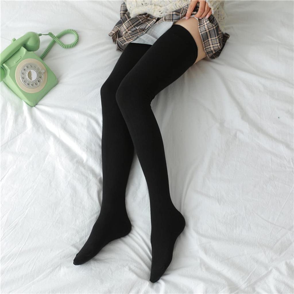 Super Long Total Length for for Male Cotton Beautiful Cold Wind Heat Socks for Women and Men [MOOKISOO] Thigh-high Socks, 90cm, Cotton, Thigh-length,