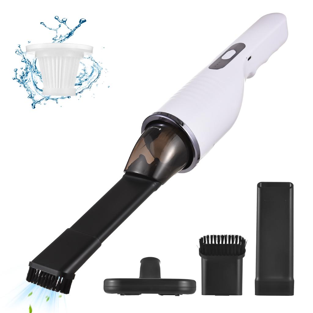 Ручной пылесос перезаряжаемый 6300 Па мощный всасывающий ручной пылесос беспроводной с фильтром низкий уровень шума для домашнего офиса