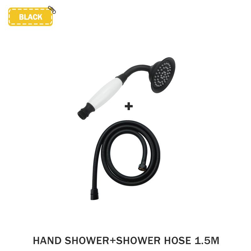 Нержавеющая сталь роскошная античная бронзовая ручная душевая лейка с держателем для душа 1,5 м шланг аксессуары для ванной комнаты душевая лейка