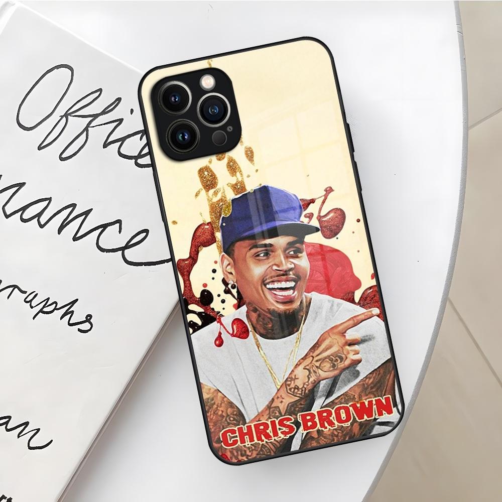 Чехол для телефона Chris Brown 11 11 Певец для Iphone 17 16 Air 15 14 12 11 13 Pro Max Mini X Xr Xs Se Puls стеклянный Чехол