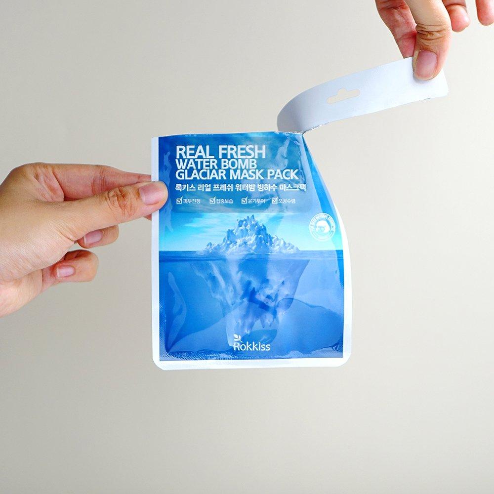 Rokkiss Real Fresh Water Balm Glacier Water Mask Pack, 23g, 1 Pack