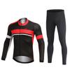 Breathable Riding Bicycle Jerseys Cycling Clothing Set Quick Dry Men Long Sleeve Bicycle Clothes Suit Wear Tights