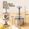 Durable Stainless Steel Burger Press Round 8/10/12 cm Patty Making Mold Kitchen Tool Non Stick Meat Patty Press Restaurant 4