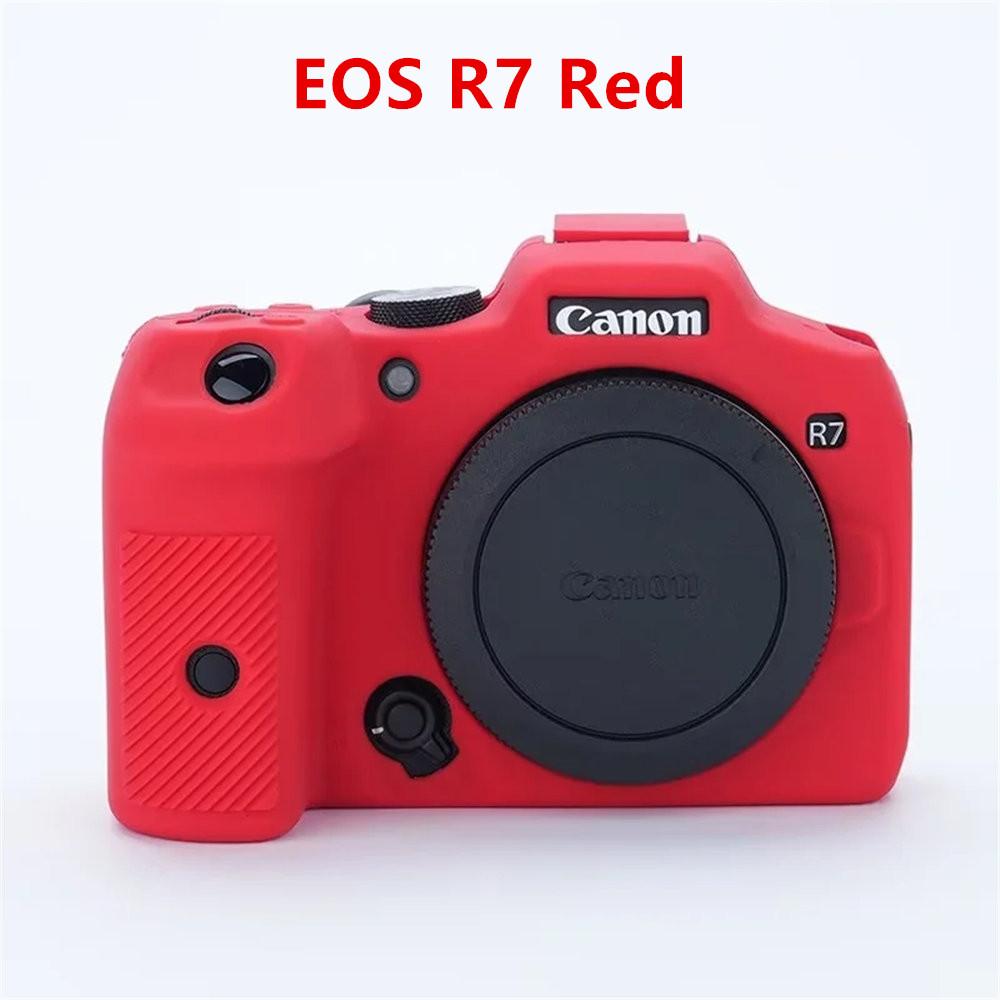 Мягкий силиконовый защитный чехол для корпуса камеры для Canon EOS R5 R5II R6 R6II R7 R8 RP R10 Ударопрочная резиновая накладка