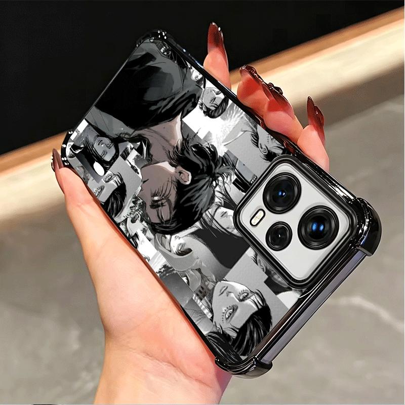Мягкий чехол для телефона с аниме-рисунком «Атака Титанов» для Xiaomi Poco X7 X8 Pro Max X6 X5 X3 F8 Ultra F7 M8 M7 M5S Redmi 15C 15A 15 14C 13C