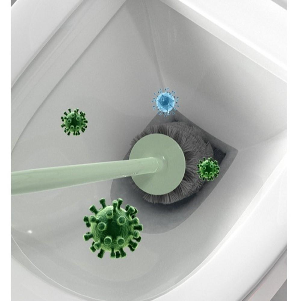 Cute Toilet Brush High-Density Bristles Toilet Cleaning Brush Bathroom Cleaning Brush Wall Mount