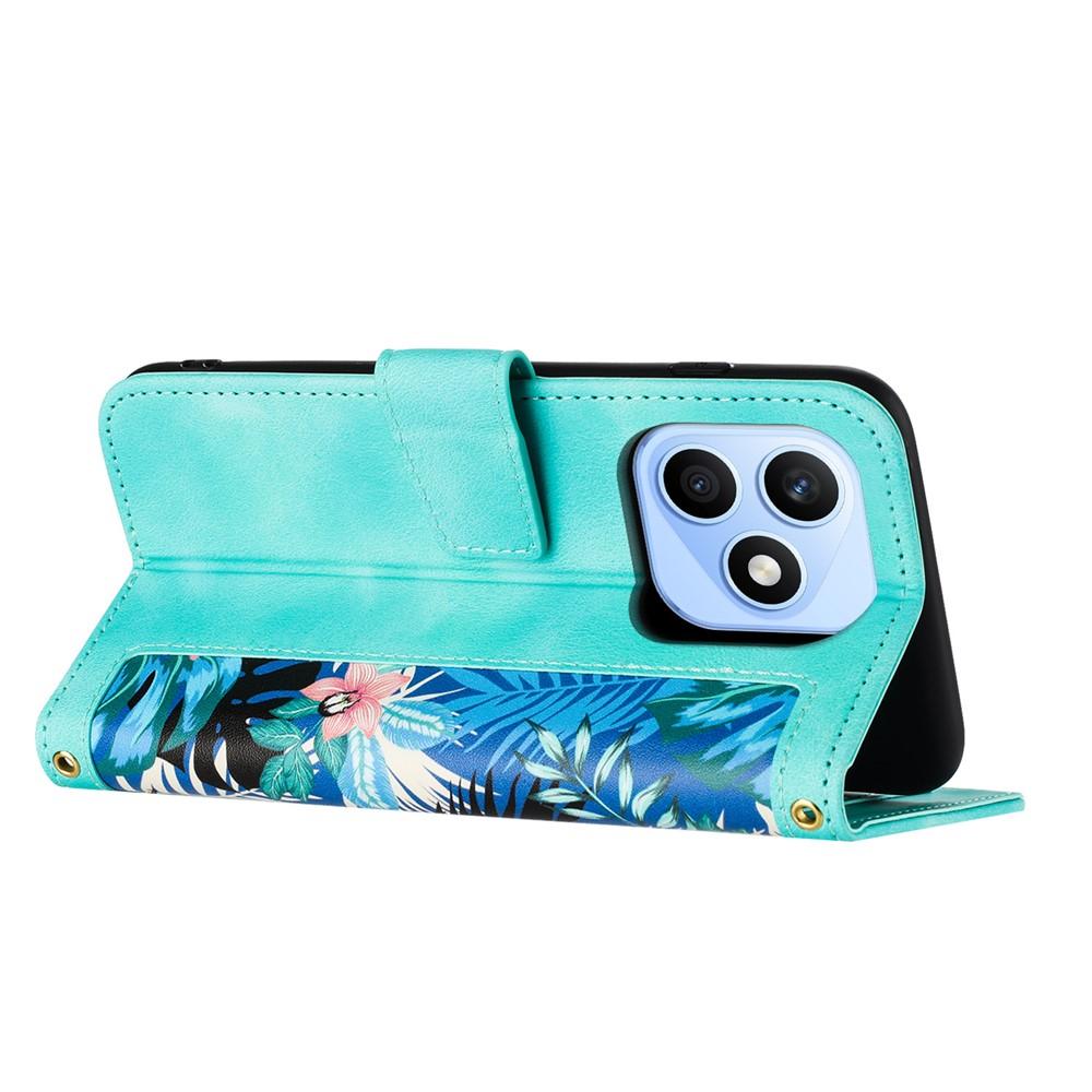 Case for X8d - Leather/PU, Green, With Card Holder