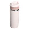 Термокружка Stanley 1913 Cafe To Go 0,47 л Rose Quartz - Изолированный стальной стакан-термос для кофе, Подарок, Можно мыть в посудомоечной машине, Гарантия (Оригинальный Japa