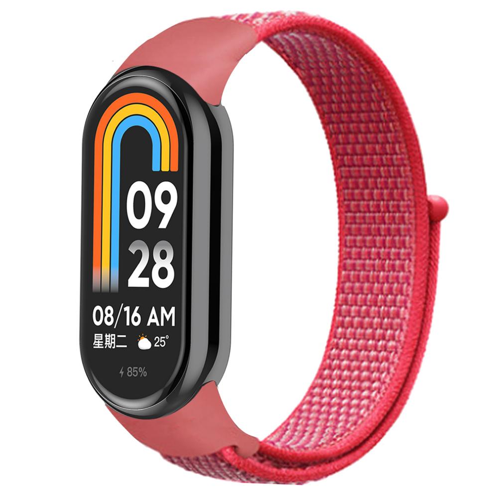Нейлоновый ремешок для Xiaomi Mi Band 10/9/8 Браслет NFC Дышащий браслет Наручный ремешок Correa Спортивный ремешок для Mi band 8/9/10 Ремешок
