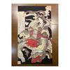 Ukiyo-e Tenugui Towel - Kioku Okoku, Dragon Riding Benzaiten - 100% Cotton, Japan