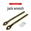 Effort-Saving Car Jack Wrench for Onboard Use - Scissor Type Ratchet Hand Crank Tire Tool