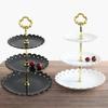 Three-layer Party Cake Rack Fruit TrayDessert Candy Tray, Self-service Display Home Dining TableDecorative Tray Birthday Cake