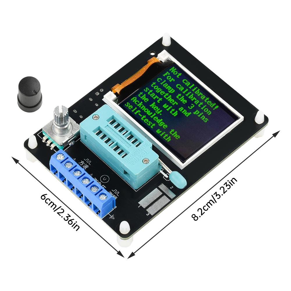 LCD Display GM328A Transistor Module Diode Tester Capacitance ESR Voltage Frequency Meter PWM Wave Generator Electronic Kit