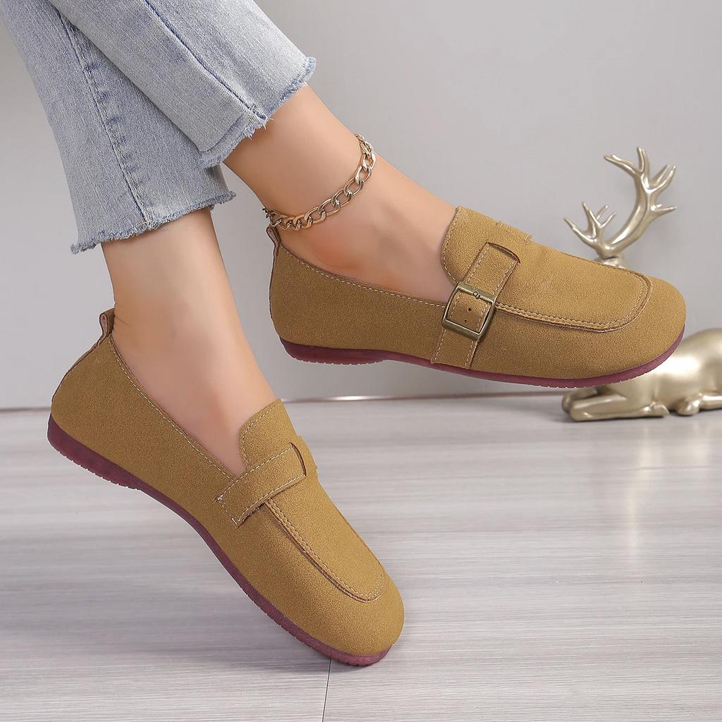 Модная женская обувь на плоской подошве, новая повседневная деловая обувь-лоферы для женщин, удобные модные кроссовки из искусственной замши для женщин, zapatos de mujer