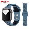 Спортивный ремешок для Apple Watch Ultra 2, 9, 8, 7, 6 SE 5, 4, 3, 2, 1, 49 мм, 38 мм, резиновый ремешок для Iwatch 4, 3, 40 мм, 44 мм, 41 мм, 42 мм, 45 мм
