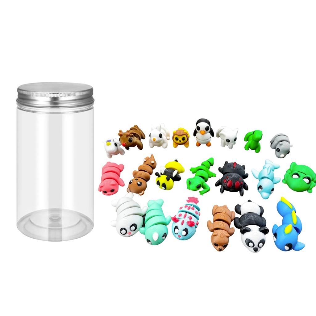 Набор игрушек и украшений для декомпрессии мелких животных, напечатанный на 3D-принтере