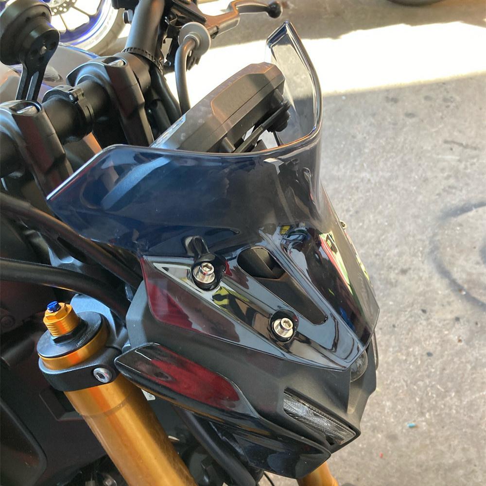 Мотоциклетный ветровик черный акрил для YAMAHA MT-09 & FZ-09 2021-22