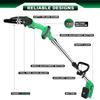 20V Cordless 2 in 1 Pole Saw DIY Grade Chainsaw with Long Pole for Wood Cutting Local EU Warehouse