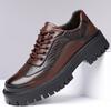 Мода 2025Новые Мужские Повседневные Кожаные Деловые Рабочие Ботинки Стильная Толстая Подошва Дизайнерская Обувь Высокое Качество Ходьба Слипоны Удобные Лоферы