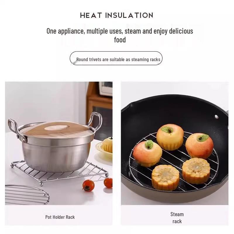 Чугунная термостойкая кухонная подставка под горячее для кастрюль и посуды