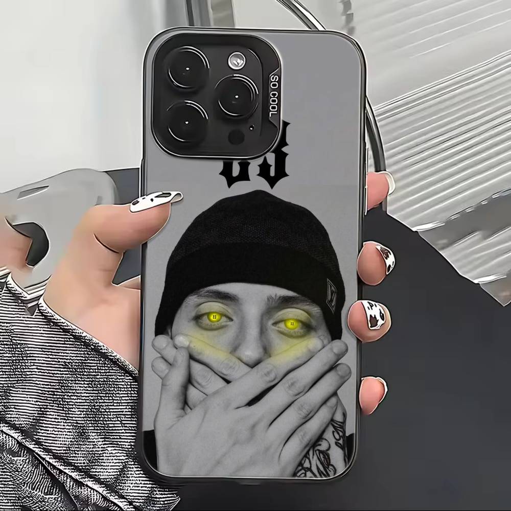 Чехол для телефона рэпера Central C-Cee для iPhone 17,16,15,14,13,12,11 Plus,Pro Max,XS, Цветной серебряный внутренний чехол