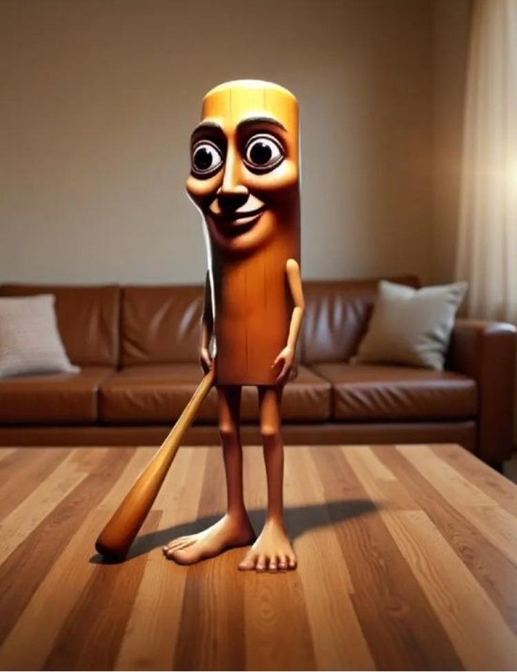 Shan Hai Jing Wooden Stick Man Halloween Cosplay Costume