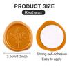 25 Pcs Eucalyptus Leaf Envelope Wax Seal Stickers,Dazzling Wedding Stickers Wax Seals for Wedding Invitation Accessories Wedding
