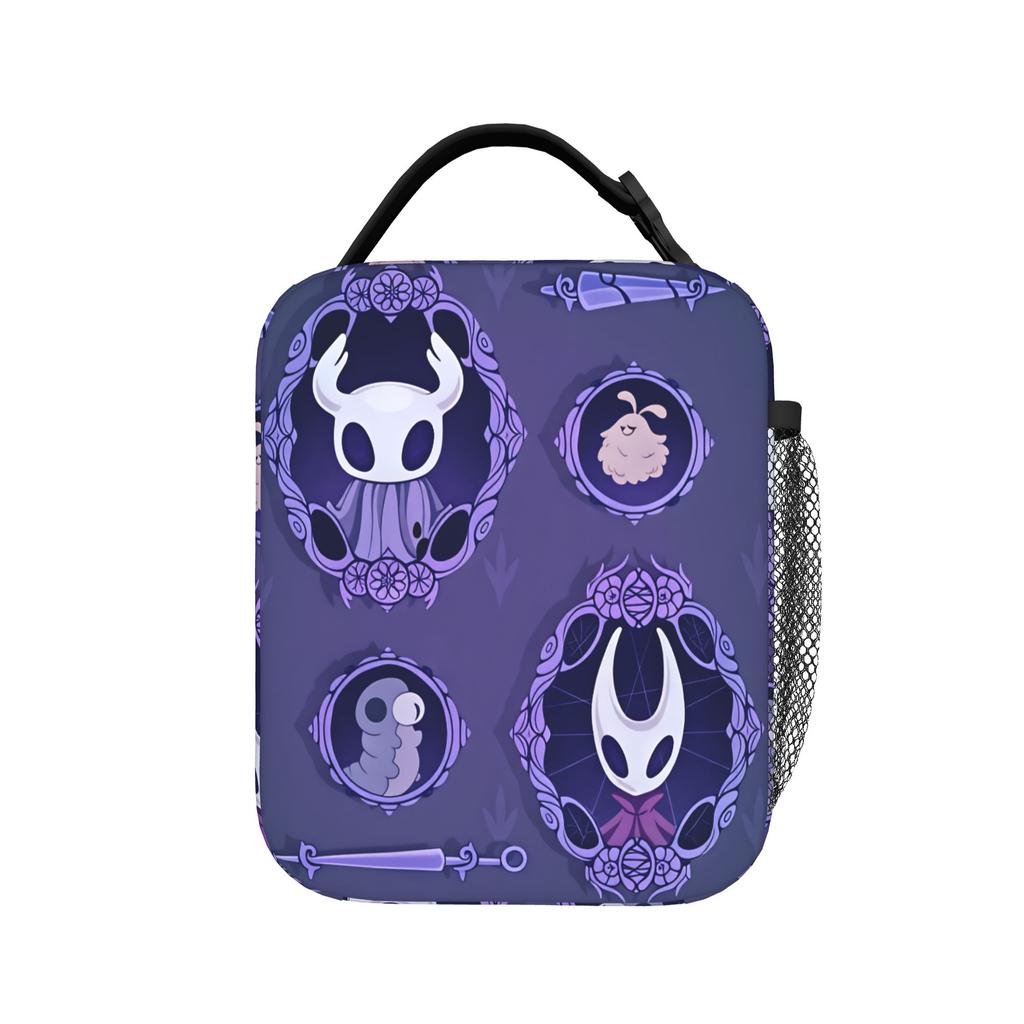 Hornet Hollow Knight Silksong Lunch Bag For Women Graphic Office Lunch Box Casual Portable Oxford Cooler Bag