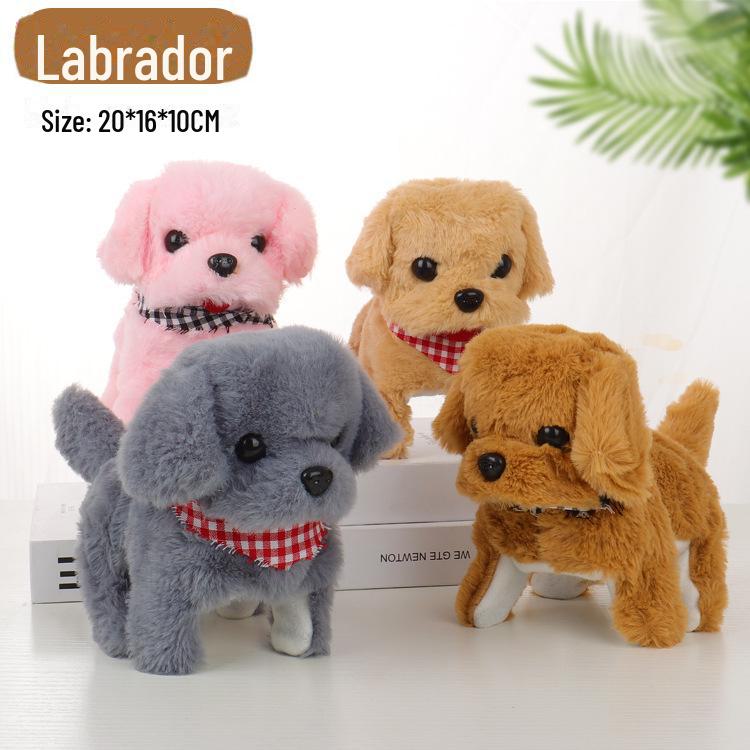 Милая электрическая плюшевая собака: Виляющие задом корги, хаски и золотистый ретривер