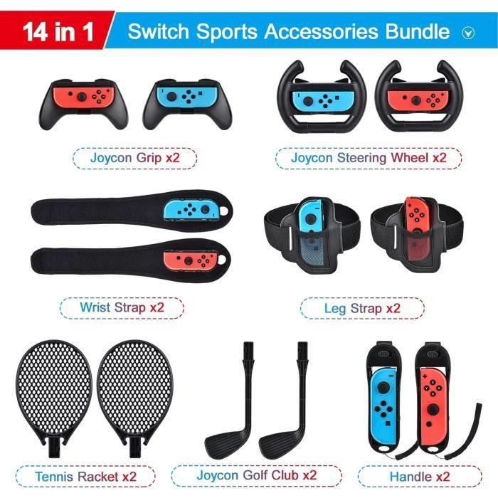 Kit d'accessoire switch sport innoaura 14 en 1