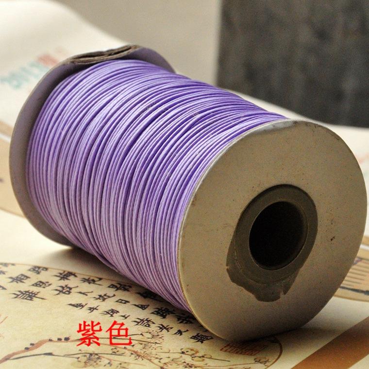 Материал для ожерелья и браслета, ювелирные аксессуары, разноцветная вощеная веревка, 200 ярдов в рулоне вощеной нити, плетеная проволочная веревка своими руками