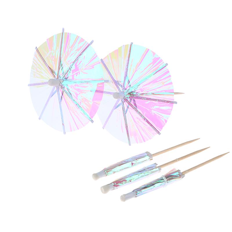 10 шт. зубочисток, зонтики для коктейлей, палочки для напитков, палочки для декора вечеринок