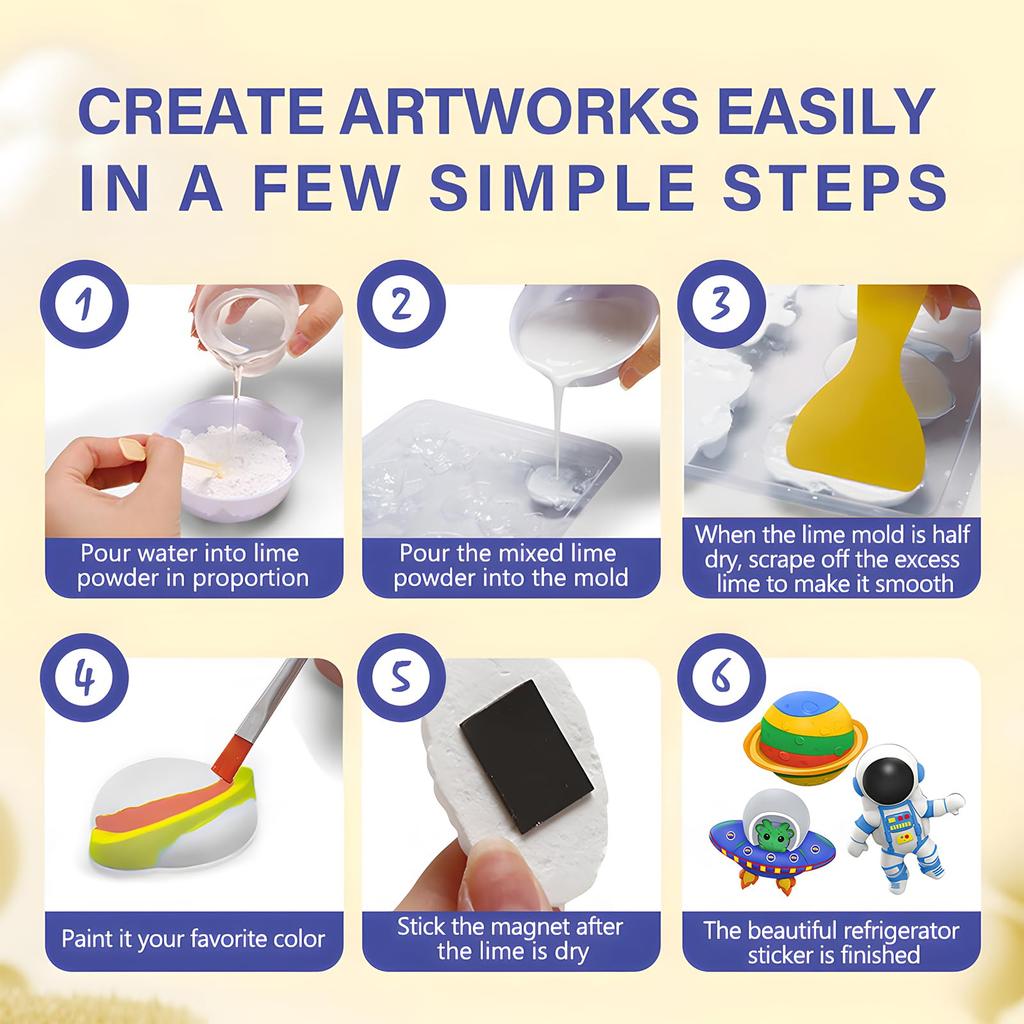 Детский набор для творчества и рукоделия, набор для рисования, проекты на космическую тематику, креативное занятие, игрушки «сделай сам», подарок, игрушки-динозавры, набор для рисования f