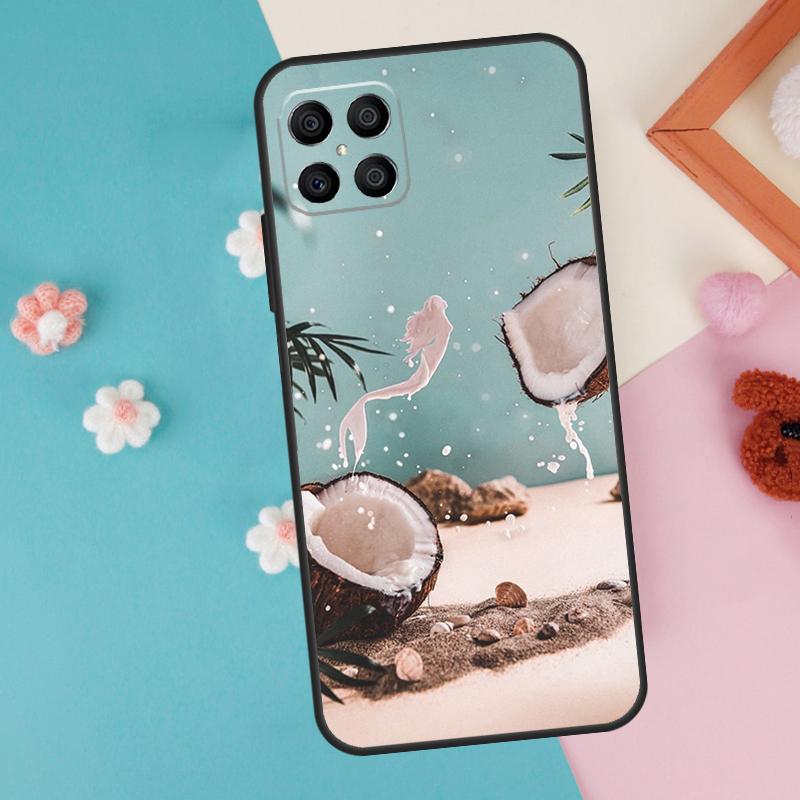 Летний Фруктово-Кокосовый Чехол Для Honor 200 Pro 50 70 90 X9a X8a X8 X9 X8b X9c X9b Honor Magic 7 5 6 Lite Pro Чехол
