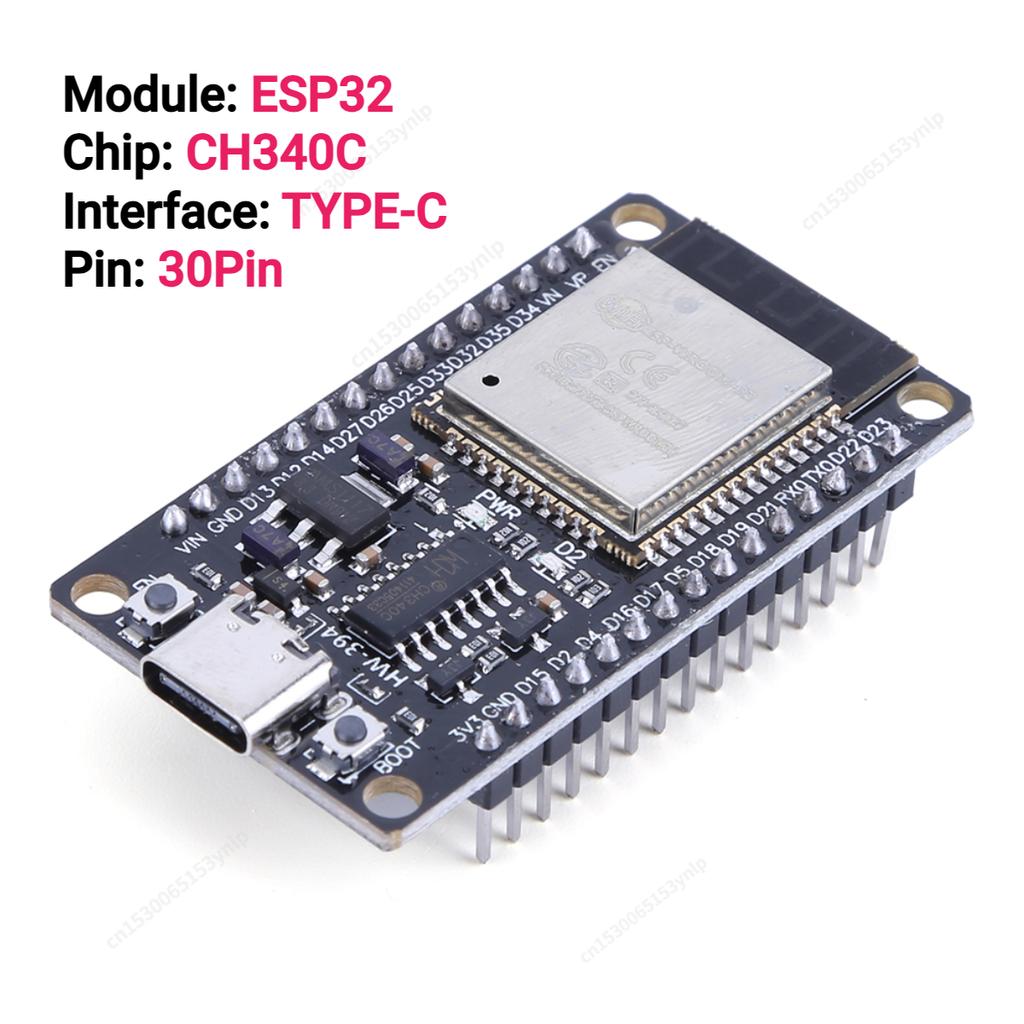 Плата разработки ESP32 TYPE-C CH340C WiFi+Bluetooth Сверхнизкое энергопотребление Двухъядерная ESP32-DevKitC-32 Плата расширения ESP32