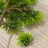1 Branch Artificial Plant Fresh-keeping Vivid UV-resistant Flower Arrangement Fake Pine Stem for Courtyard